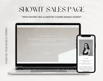 Avery | Showit Sales Page | Showit Coaching Template | Sales Page Template | Showit Website Template Photographer | Sales Page