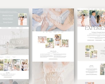 Willow | Showit Website Template Photographer | Showit Templates for Wedding Photographers | Showit Template for Photographers