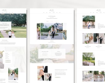 Lily Oaks | Showit Website Template Photographer | Showit Templates for Wedding Photographers | Showit Template for Photographers