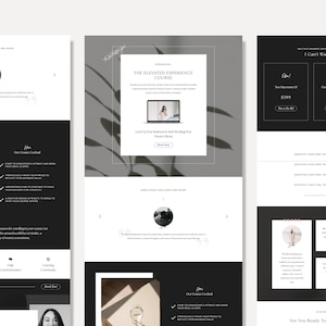 Website Template Coaches Sales Page Template Photography Website Template Coaches Showit Template for Coaches