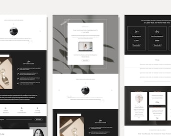 Website Template Coaches Sales Page Template Photography Website Template Coaches Showit Template for Coaches