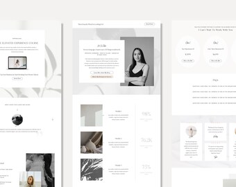 Website Template Coaches Sales Page Template Photography Website Template Coaches Showit Template for Coaches