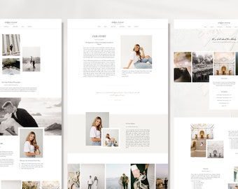 Chelsea Manor | Showit Website Template Photographer | Showit Templates for Wedding Photographers | Showit Template for Photographers