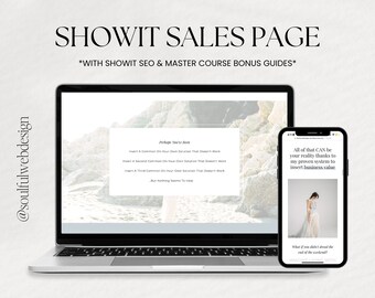 Charity Showit Sales Page | Website Template Coaches Sales Page Template Photography Website Template Coaches Showit Template for Coaches