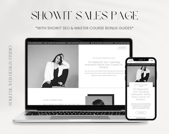 Juliet | Showit Sales Page | Showit Coaching Template | Sales Page Template | Showit Website Template Photographer | Sales Page
