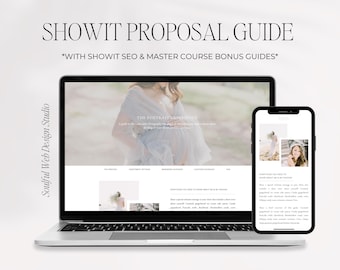 Showit Proposal Guide | Family Photography Welcome Guide | Photography Proposal Guide | Photography Welcome Guide Template