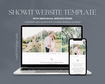 Anne Travers | Showit Website Template for Photographers | Showit Templates for Wedding Photographers | Wedding Photography Template