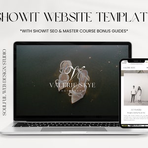 Valerie | Showit Website Template Photographer | Showit Templates for Wedding Photographers | Showit Template for Photographers