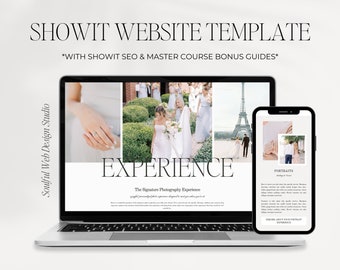 Willow & Grace | Showit Website Template Photographer | Showit Templates for Wedding Photographers | Showit Template for Photographers