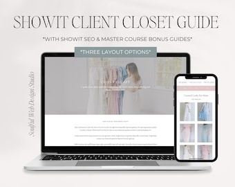 Showit Client Closet Guide | Showit Addon | Photography Style Guide | Client Closet Template for Photographers