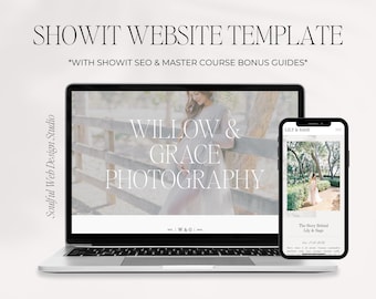 Willow | Showit Website Template Photographer | Showit Templates for Wedding Photographers | Showit Template for Photographers