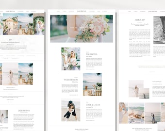 Jade Bryan | Showit Website Template Photographer | Showit Templates for Wedding Photographers | Showit Template for Photographers