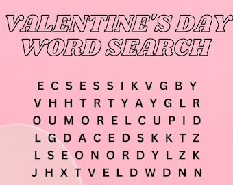 Valentine's Day Word Search