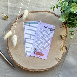 Sparchallenge Städtereise 1.500 Euro A6 - 250g Papier - Umschlagmethode - Budgetplanung - Budgetplaner - Budgettracker