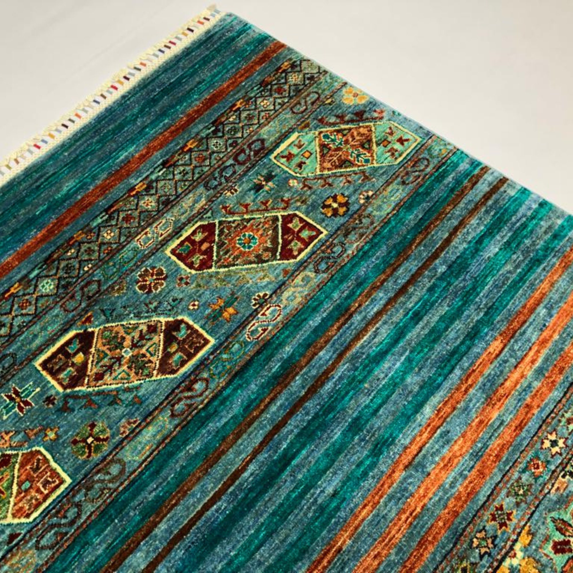 Aqua 6x8 Rug 8x6 Oriental Rug Cute Area Rug Luxury Wall Decor Etsy