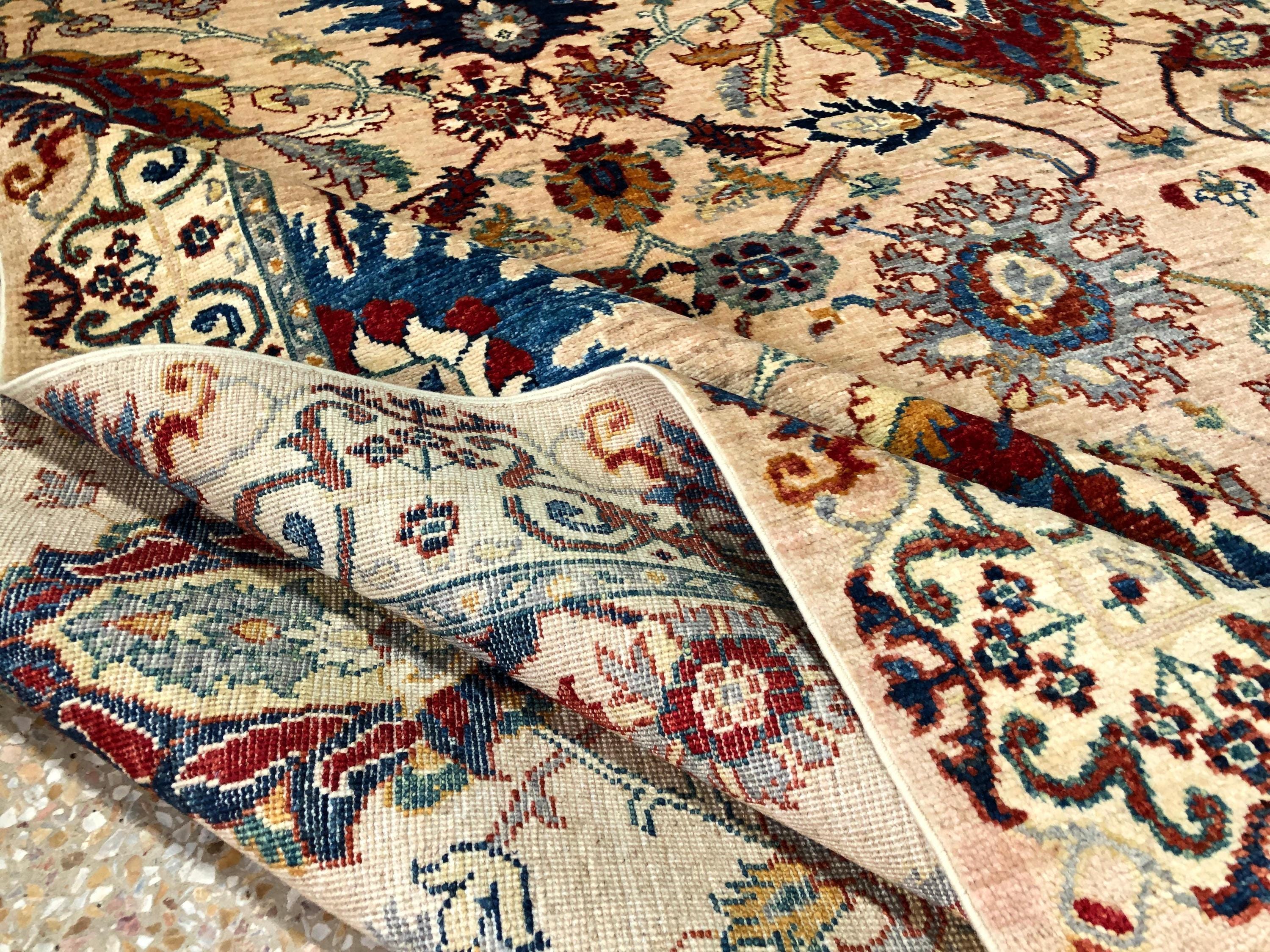 Tapis De Coureur Senneh Chobi - Blanc, Laine Nouée Main - 2,5 X 8 Pieds (74 X 173 Cm) - Traditionnel Persan