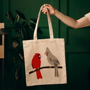 Archivo digital Pareja de cardenales macho y hembra, imágenes prediseñadas de aves, aves SVG, imágenes prediseñadas, animales SVG, descarga digital, PNG-Eps-Svg-Jpg-Ai