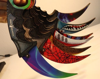 CS GO Skins Wooden Karambit Set: Shark, Plasma, Lore, and More