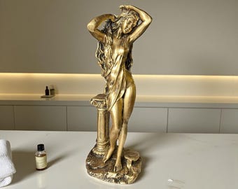 アフロディーテの誕生像 ヴィーナスの彫刻 裸の女性ギリシャの女神 高