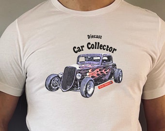 Hot Wheel diecast collector-Hot rod shirt. Unisex Jersey Short Sleeve Tee