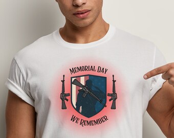 Memorial Day-tröja: Hedra våra soldater med grafisk t-shirt