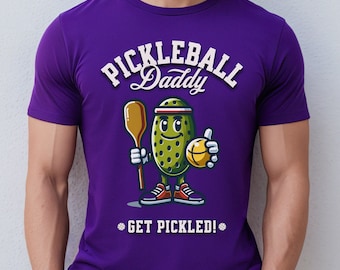 Funny Pickleball Dad Graphic Tee - Humorous Player Gift
