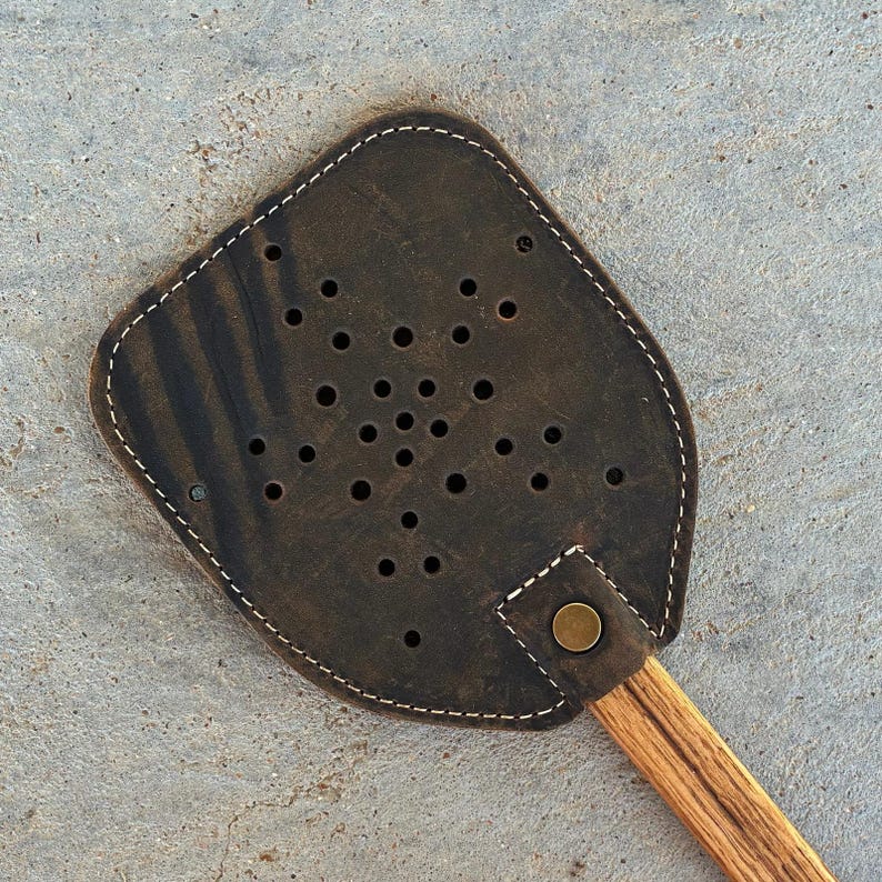 HeritageLeatherWaco Leather Fly Swatter - Thumbnail 4