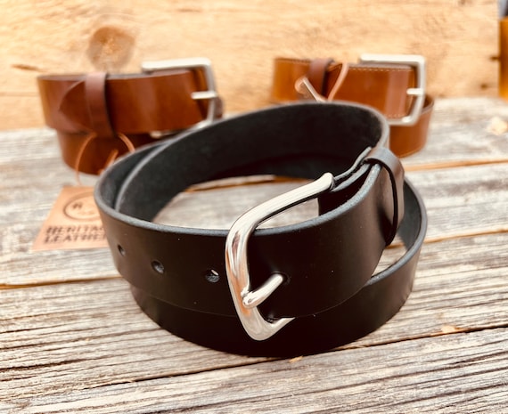 Texas leather hand trimmed made in USA GREAT belt Texas Prairie Handtooled Genuine Leather Belt. Made in  main image 3