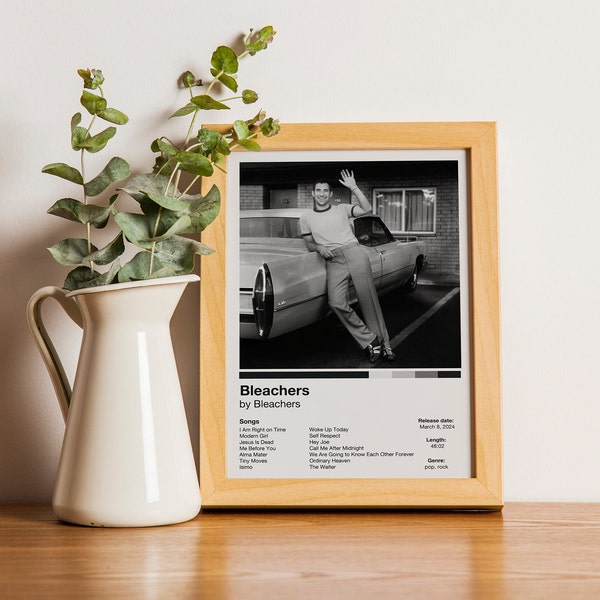 Bleachers - Bleachers - Album Cover Poster - Wall Art - Home Decor - Digital Download - Music