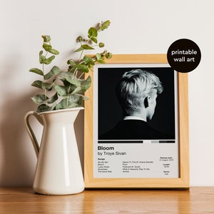 Troye Sivan - Bloom - Album Cover Poster - Wall Art - Home Decor - Digital Download - Music