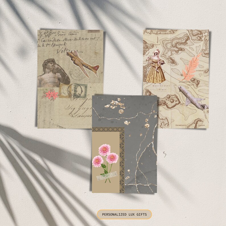 Printable Vintage Gallery Wall Art Set of 9 Antique Prints - Etsy
