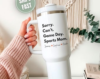 Sports Mom Tumbler, Sports Mom Gifts, Multiple Sports Mom Era Travel Mug, Sports Mama 40oz Tumbler, Sports Mom Cup