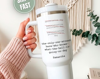Administrative Assistant Tumbler Gift for Administrative Professionals Day Gifts, Admin Assistant Gift for Admin Professional Day