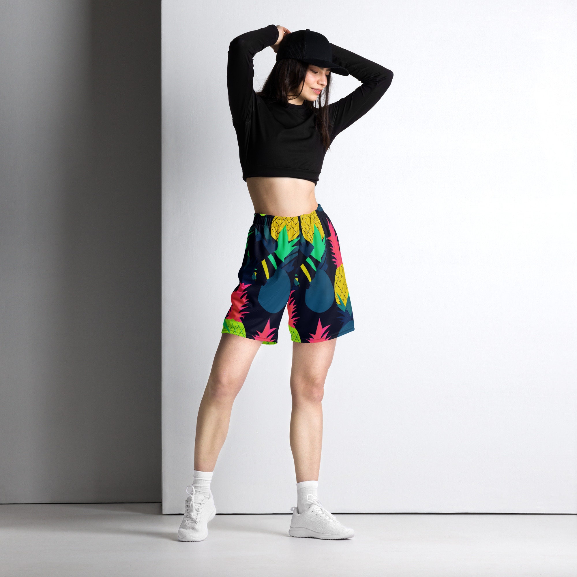 Pineapple Shorts Unisex Shorts Gym Shorts Summer Shorts