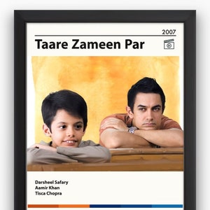 Taare Zameen Par Digital Art Poster | Aamir Khan Poster | Bollywood Poster | Instant Download