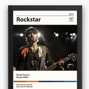 Rockstar Digital Art Poster | Ranbir Kapoor Poster | Bollywood Poster | Instant Download