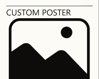 Póster de película personalizado / Descarga instantánea