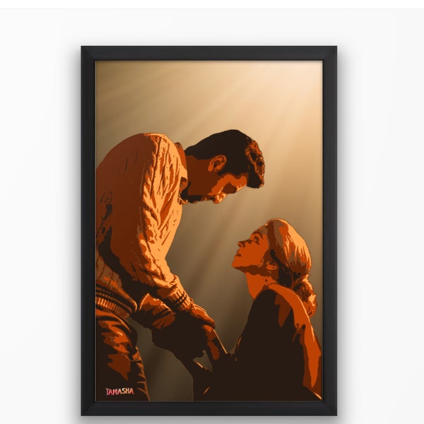 Tamasha Movie Digital Art Poster | Ranbir Kapoor | Deepika Padukone | Bollywood | Instant Download