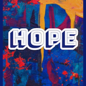 Inspirational Quote Art Poster | Hope | Instant Download