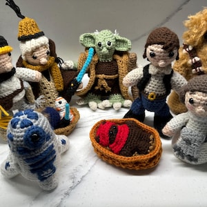 Crochet Star Wars nativity set
