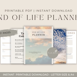 End Of Life Planner - What You Need To Know When I Die: Large Print. Things  I Want You To Know Book. Comprehensive Guided Notebook & Organizer.