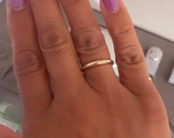 14k Yellow Gold Band Ring