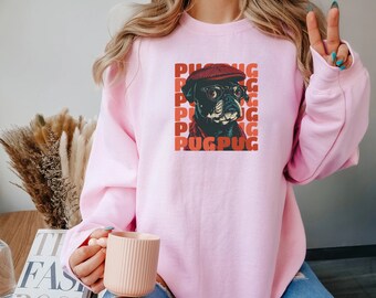 Pug Sweatshirt, Cool Pug Hoodie, Hond Sweatshirt, Grappige Hond Sweatshirt, Hond Moeder, Unisex Hoodie, Pug Moeder, Pug Eigenaar Cadeau, Pug Papa, Schattige Pug