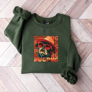 Pug Sweatshirt, Cool Pug Hoodie, Dog Sweatshirt, Funny Dog Sweatshirt, Dog Mom, Unisex Hoodie, Pug Mom, Pug Owner Gift, Pug Dad, Cute Pug