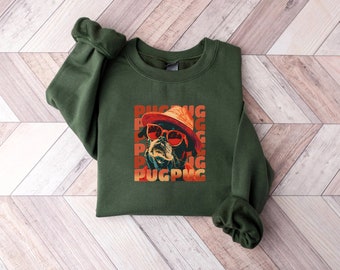 Pug Sweatshirt, Cool Pug Hoodie, Hond Sweatshirt, Grappige Hond Sweatshirt, Hond Moeder, Unisex Hoodie, Pug Moeder, Pug Eigenaar Cadeau, Pug Papa, Schattige Pug