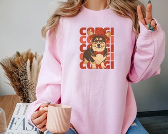 Corgi Sweatshirt, Cool Corgi Hoodie, Dog Sweatshirt, Funny Dog Sweatshirt, Dog Mom, Corgi Lover, Unisex Hoodie, Corgi Mom, Corgi Owner Gift