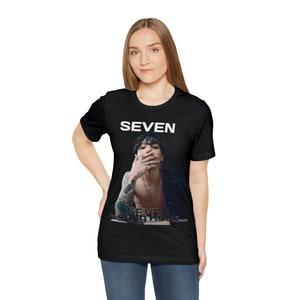 Camiseta unisex Jungkook Seven, camiseta Kpop, camiseta suave de manga corta, regalo para fans de Jungkook, merchandising musical adictivo, camiseta sexy para fans