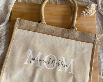 Jute- Tasche MOM