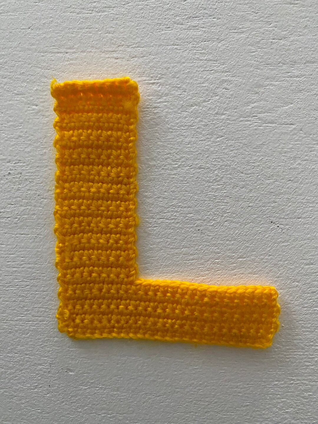 Crochet Pattern Letter L - Etsy