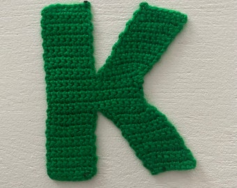 Crochet pattern (German) letter K